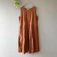 パーリッシィ［F］上品ナチチュラル◎コットン100◎ノースリーブロングワンピースのサムネイル