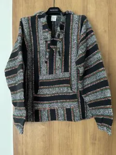 メキシカンパーカー　ストライプ柄 Lサイズ