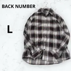 ＊バックナンバー＊チェックネルシャツ 起毛 長袖 大人カジュアル こなれ感 L