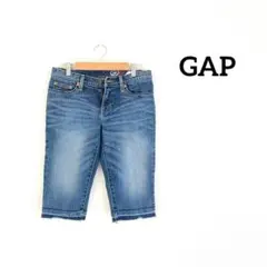 ギャップ1969 デニムハーフパンツ　ジーンズダメージ加工　M ジーパンa774