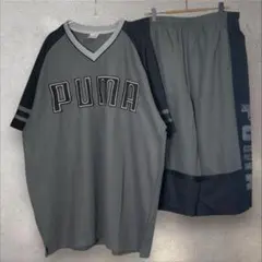 90s PUMA オールドプーマ セットアップ オーバーサイズ XXL 黒 ロゴ