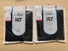 グンゼ インティー YV2913 クルーネックTシャツ ブラック L×2枚セット