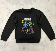 RAINBOW FRIENDS トレーナー 黒　古着