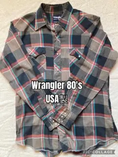 Wrangler 80's チェックシャツ USA製 16 1/2 x 34