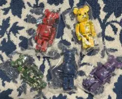 【BE＠RBRICK　BAPE PLAY　5色セット】ベアブリック　内袋未開封品