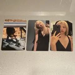 Rosé Blackpink ロゼ トレカ　Rosie 3枚セット