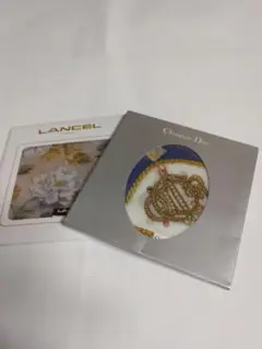 ハンカチ　2枚セット LANCEL 45㎝ , Diol 47㎝