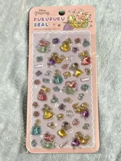 新品 ディズニープリンセス ぷくぷくシール