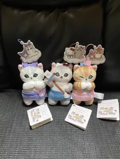 mofusand サンリオキャラクターズ マスコット 3種セットです。のサムネイル