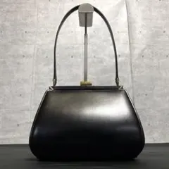 極美品】WAKO 銀座和光 フォーマルバッグ ターンロック ブラウン