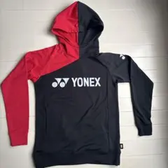 YONEX フード付きパーカー Sサイズ 赤黒