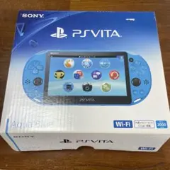 SONY PS Vita Aqua Blue Wi-Fi 本体　充電器なし
