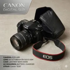 【動作確認済】Canon EOS 40D+EF-S 17-85mm レンズキット