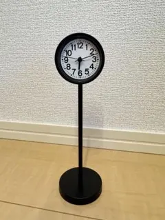 無印良品　公園の時計　ミニ　ブラック