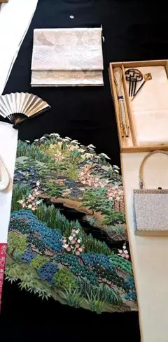 本加賀友禅 黒留袖