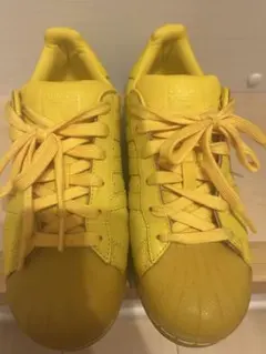 adidas SUPERSTAR スニーカー イエロー