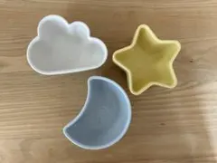 スケーター　ベビー用食器セット 雲 星 月 3点セット　離乳食　食器のサムネイル