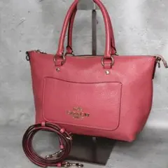 COACH 2way ショルダーバッグ レッド F26917 - メルカリ