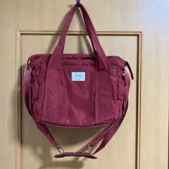coaroo マザーズバッグ ショルダーバッグ 赤