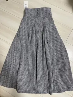 GRL ツイードコルセット風フレアスカートws02 Mサイズ