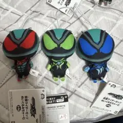 仮面ライダーゼッツ ぬいぐるみちゃーむ 3種①