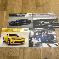 シボレー　カマロ　コルベット カタログ　CAMARO CORVETTEのサムネイル
