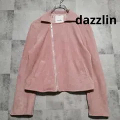 dazzlin ピンク フェイクスウェードライダース　М