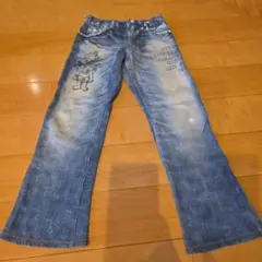 HYSTERIC MINIデニムフレアパンツ 120cm