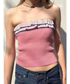 PAMEO POSE Perfect Bare Top ピンク Fサイズ - メルカリ