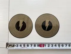 Album Surfboard ステッカー ロゴ　2枚セット　ゴールド　非売品