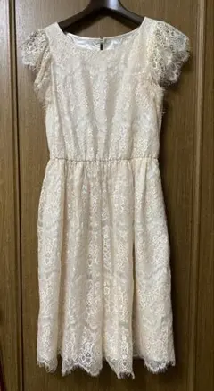 ★美品★UNIVERVALMUSE★パーティーレースドレス★