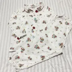 100★コンビミニ 花柄パジャマ ガーゼ