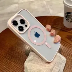 iPhone 13 Pro Max用 MagSafe対応 ピンクケース