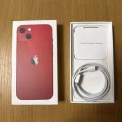 Apple iPhone 13 (PRODUCT)RED 元箱