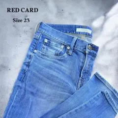RED CARD Anniversary 25th テーパードデニム（W23）