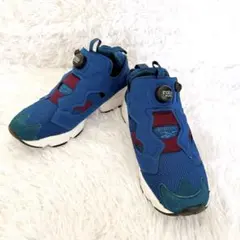 Reebookリーボック ポンプフューリー 24㎝ ブルー　ボアシステム付