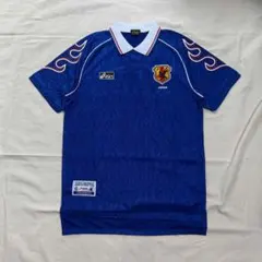 日本代表 1998 サッカー ユニフォームアシックスLサイズのサムネイル