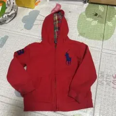 Polo by Ralph Lauren 4T レッドパーカー