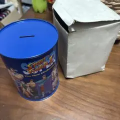 ストーリーファイターⅡ 特典　貯金箱　缶