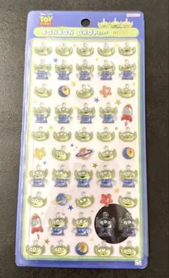 ボンボンドロップシールミニ　リトルグリーンメン