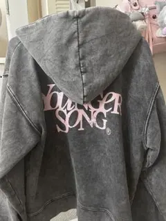 Younger Song パーカー ブラック