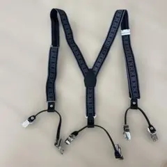 Y字型サスペンダー 黒　グレー