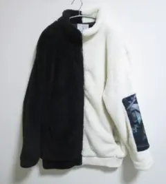 KMK　キングリーマスク　バイカラー　ボアフリースジャケット