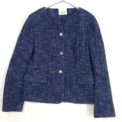 niU ノーカラージャケット ネイビー