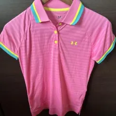UNDER ARMOUR ポロシャツ ピンク SMサイズのサムネイル