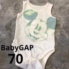 Baby GAP ミッキーマウスボディースーツ　70㎝　ロンパース