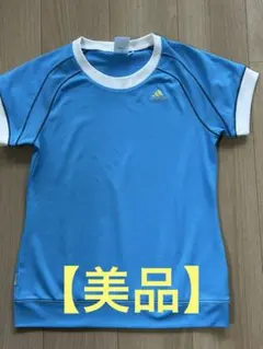 adidas CLIMALITE 水色 トップス