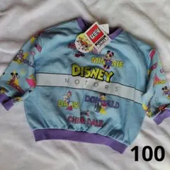 419 リトシー ミッキー トミカ コラボ スウェット トレーナー 100 水色