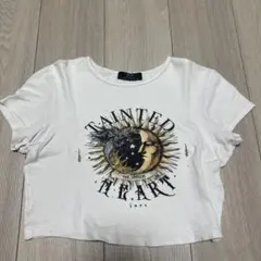 Bershka Tainted Heart 半袖Tシャツ Mサイズのサムネイル