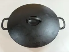 岩鋳 平型万能鍋 鋳鉄 IH対応 日本製 煮る焼く蒸すのサムネイル